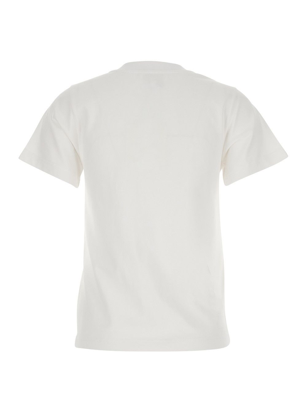 Shushu/Tong Grommet Embroidered Floral Tee - White - T-Shirt with floral embroidery and metal details - Cotton - Women Size M / US 6-8 / IT 42-44 - 2 Thumbnail