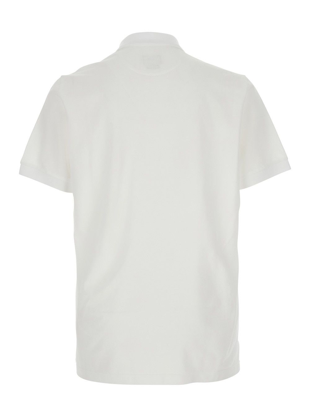 Fendi T-Shirt 'PIQUET' White with Round Neck and Logo on the Front in Cotton for Men Size US L / EU 52-54 / 3 - 2 Thumbnail