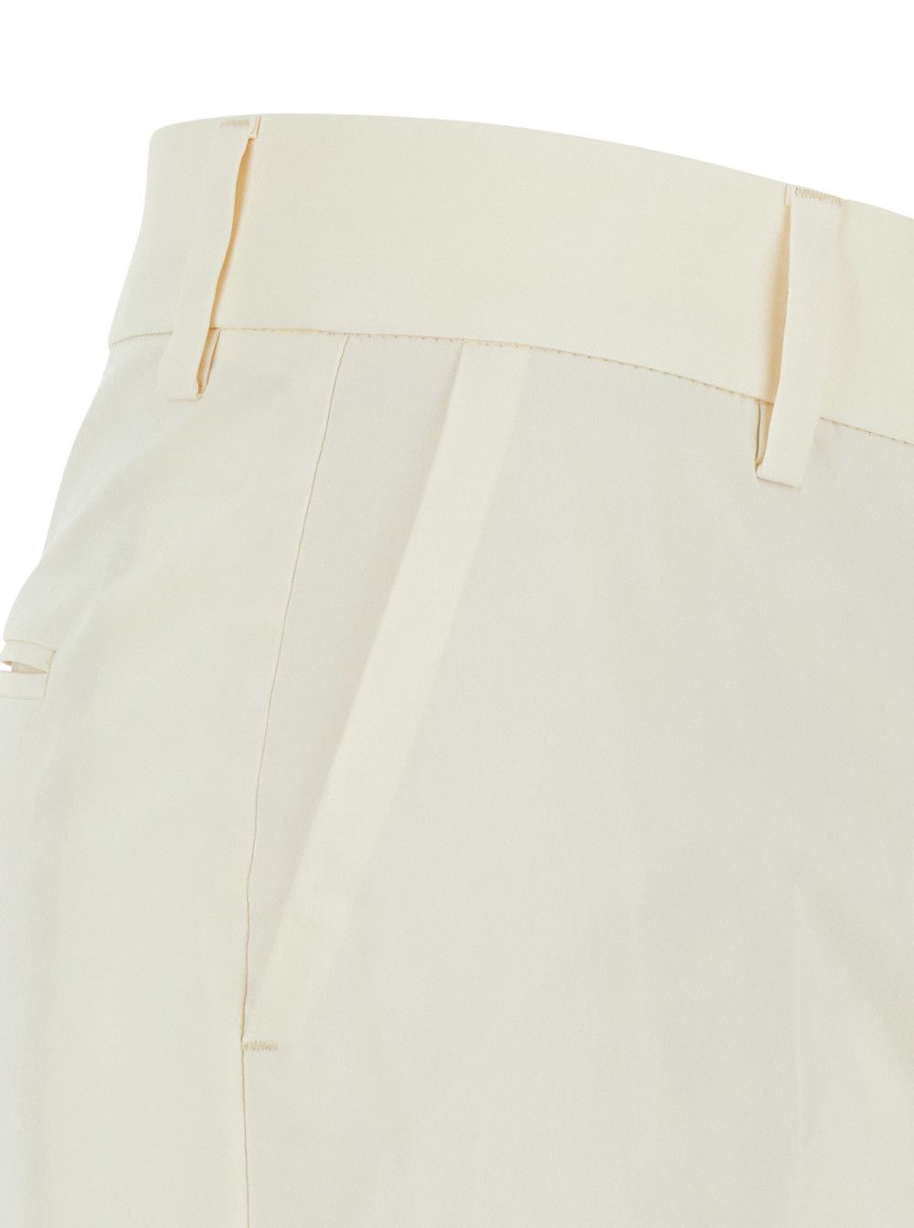 Grifoni White Pants with Side Pockets and High Waist for Women Size 30" / US 8 / IT 44 - 3 Thumbnail