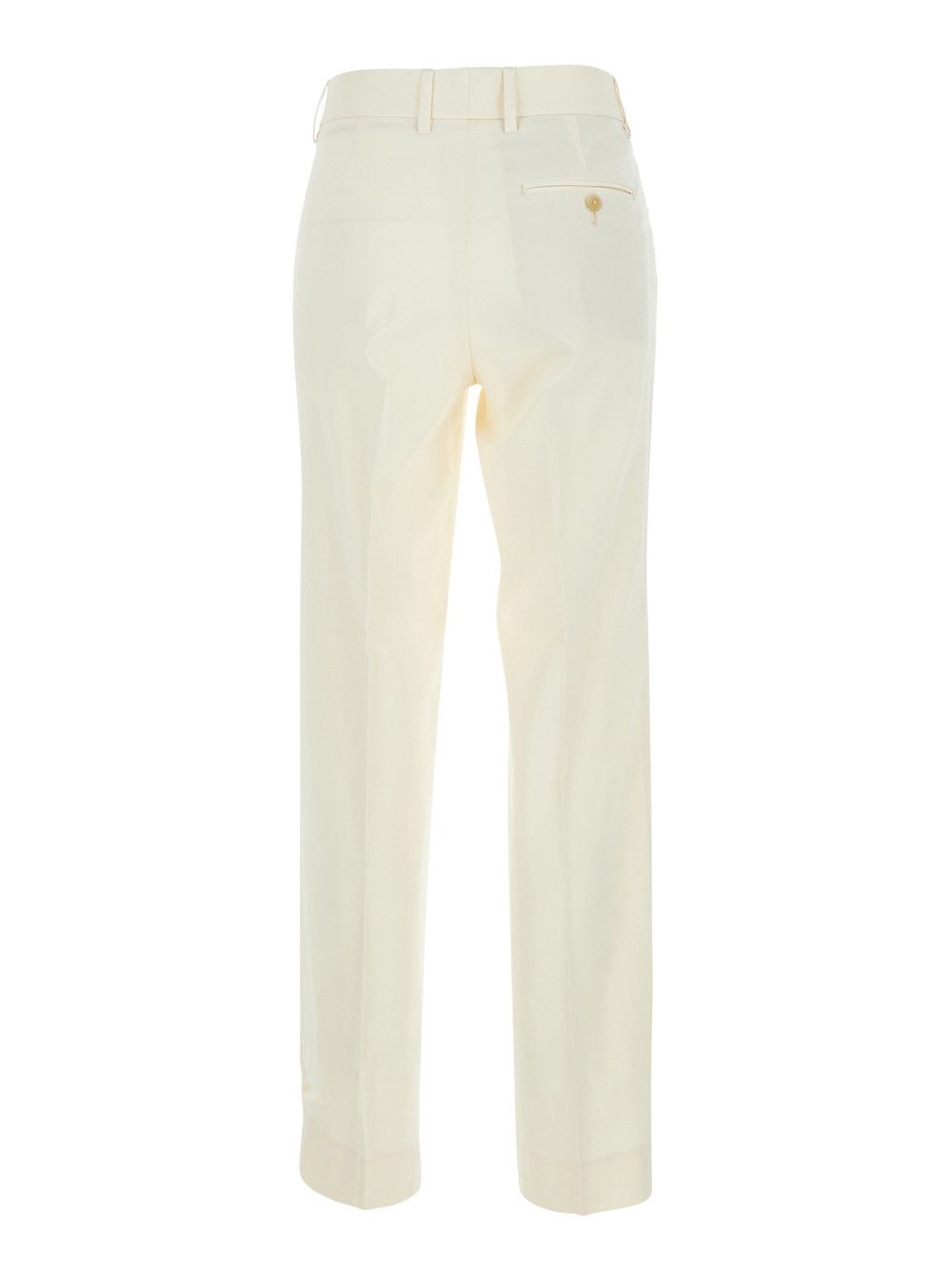 Grifoni White Pants with Side Pockets and High Waist for Women Size 32" / US 10 / IT 46 - 2 Thumbnail