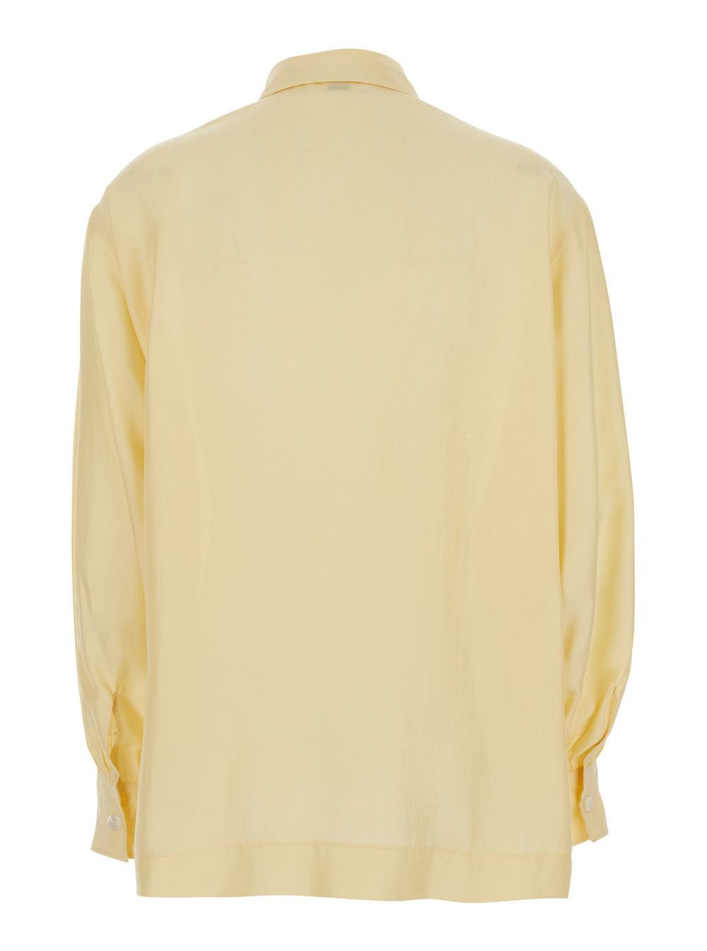 Grifoni Yellow Shirt with Classic Collar and Long Sleeves Size M / US 6-8 / IT 42-44 - 2 Thumbnail