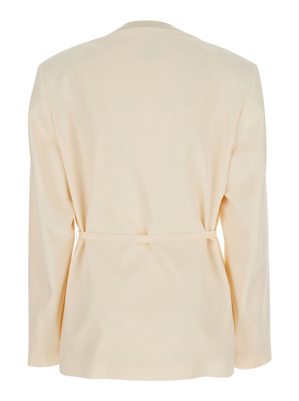 Grifoni White Jacket with Front Closure and Pockets for Women Size M / US 6-8 / IT 42-44 - 2 Thumbnail