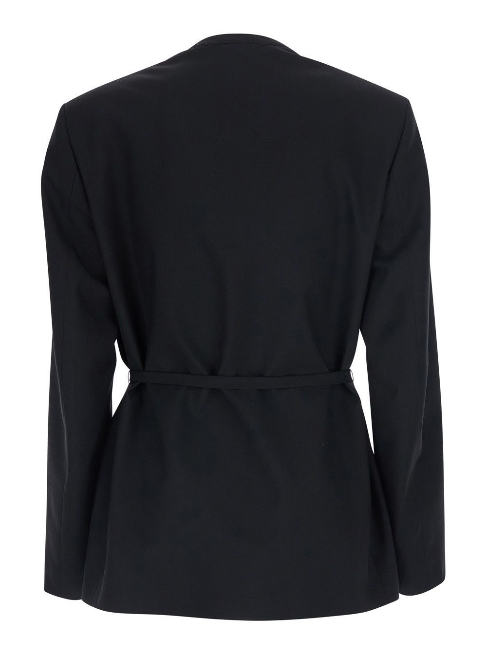 Grifoni BLACK JACKET with Front Closure and Side Pockets in Tech Fabric for Women Size M / US 6-8 / IT 42-44 - 2 Thumbnail
