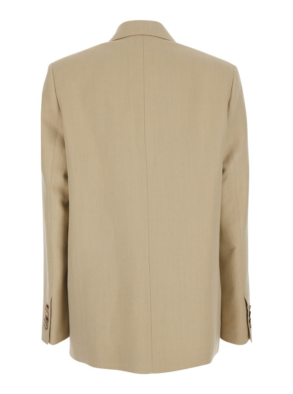 Grifoni Beige Jackets with Shirt Collar and Front Button Closure in Tech Fabric for Women Size M / US 6-8 / IT 42-44 - 2 Thumbnail