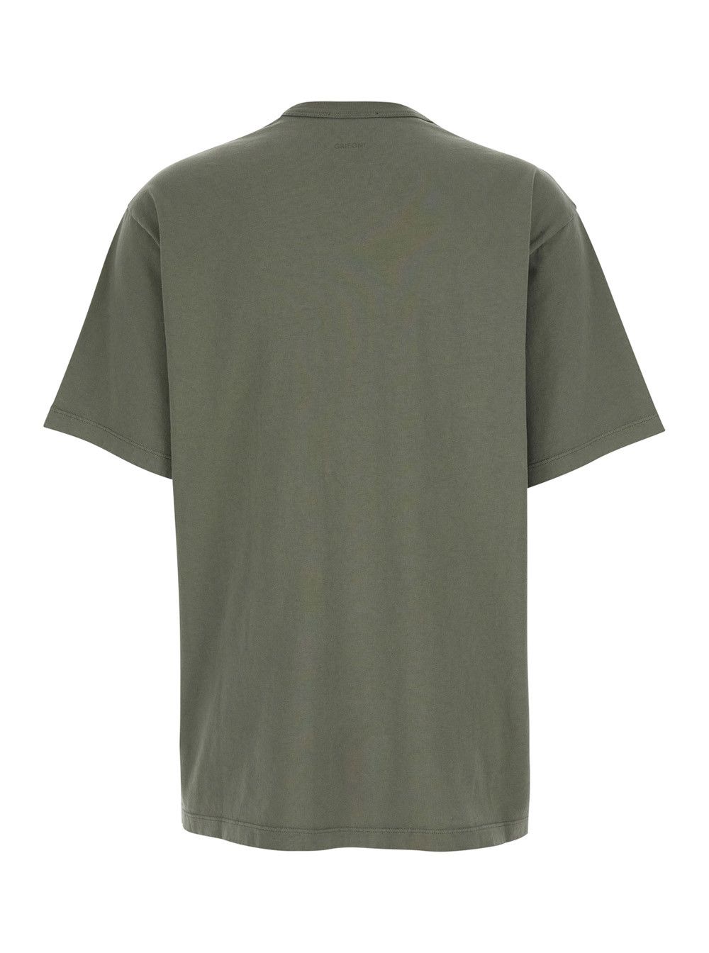Grifoni Green T-Shirt with Round Neck Size M / US 6-8 / IT 42-44 - 2 Thumbnail