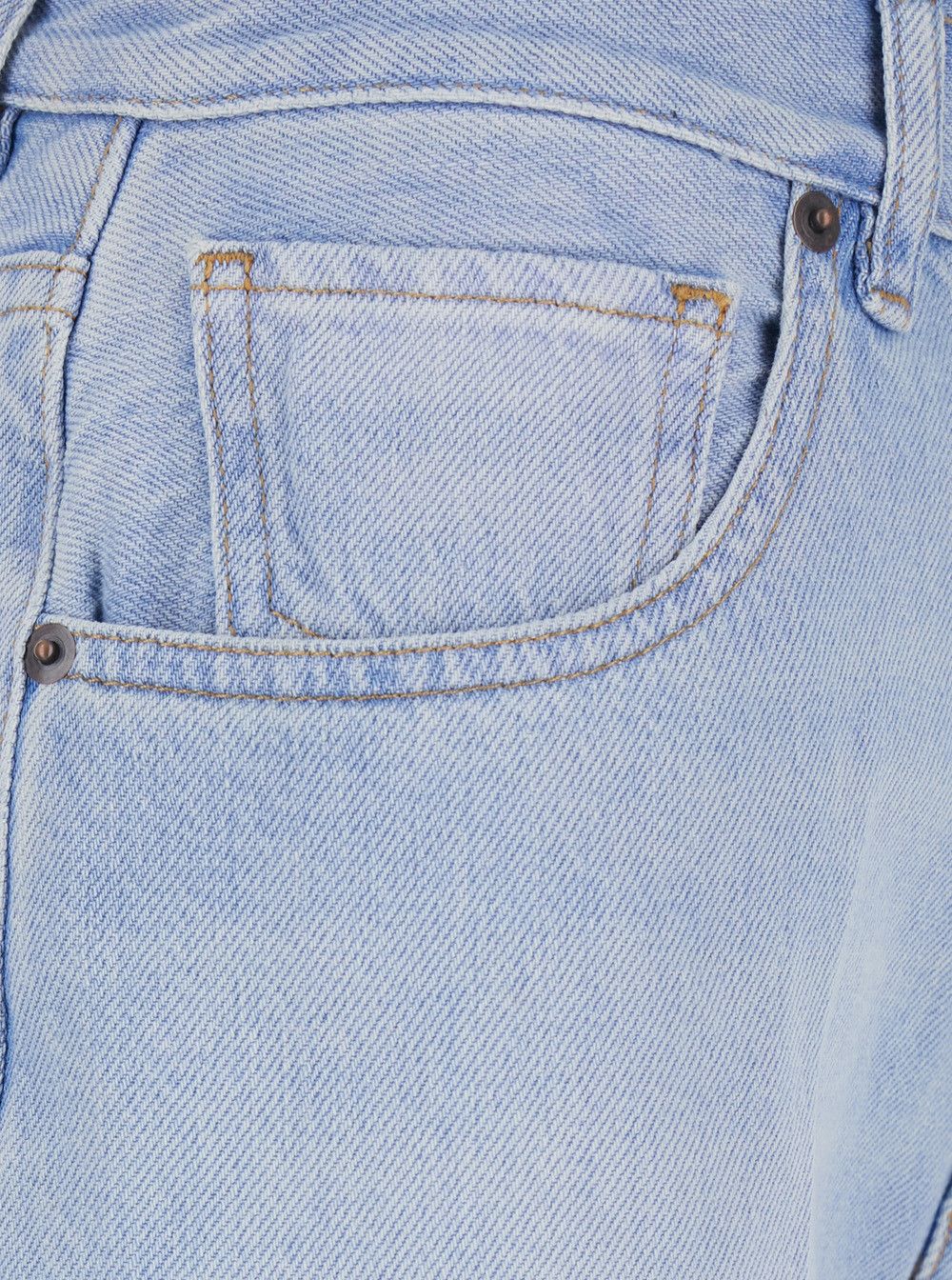Grifoni GRIFONI Blue Pants with Five Pockets and Straight Hem in Denim Women Size 27" / US 4 / IT 40 - 3 Thumbnail