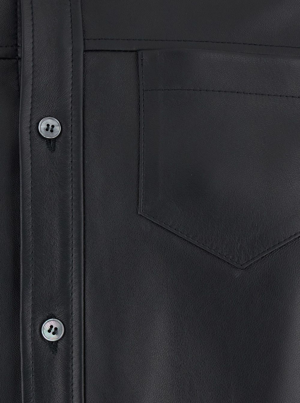 Grifoni Black Jacket with Front Closure in Ecoleather Women Size M / US 6-8 / IT 42-44 - 3 Thumbnail
