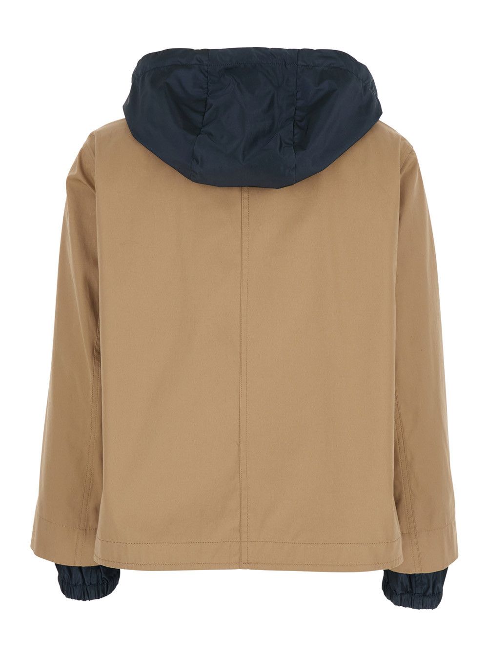 Herno Reversible Brown Cotton Jacket with Hood for Women Size M / US 6-8 / IT 42-44 - 2 Thumbnail