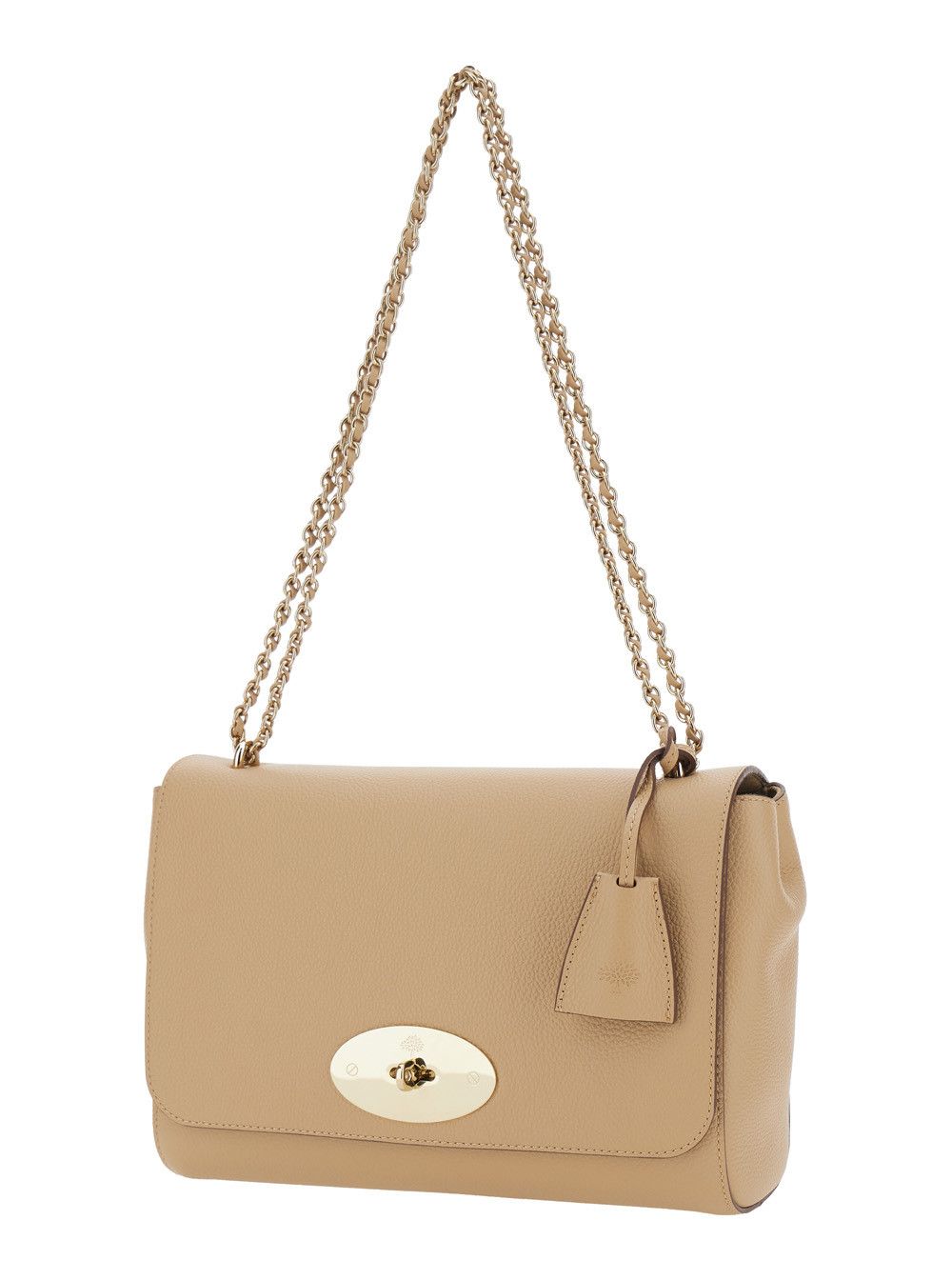 Mulberry Beige Leather Women's Medium Lily Small Class Grain Shoulder Bag Size ONE SIZE - 2 Thumbnail