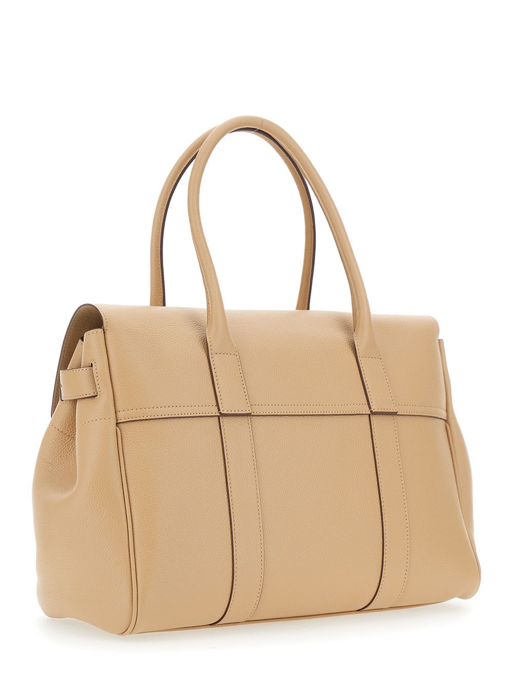 Mulberry Beige Leather 'Bayswater' Handbag Size ONE SIZE - 3 Thumbnail