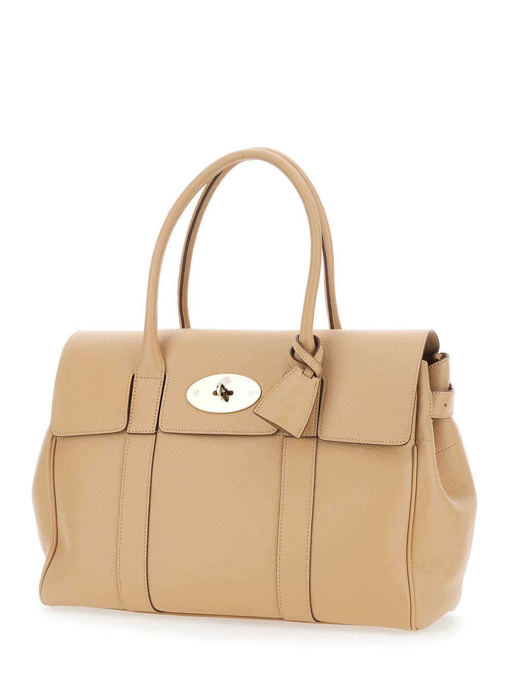 Mulberry Beige Leather 'Bayswater' Handbag Size ONE SIZE - 2 Thumbnail