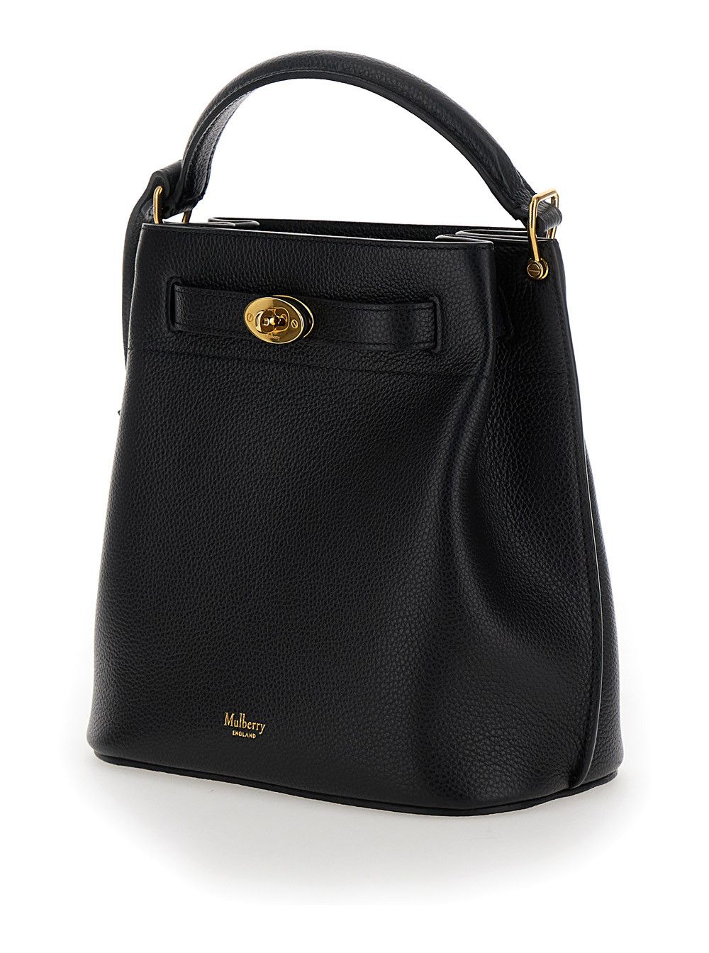 Mulberry Handbag 'Islington Bucket' with Black Leather Handle for Women Size ONE SIZE - 2 Thumbnail