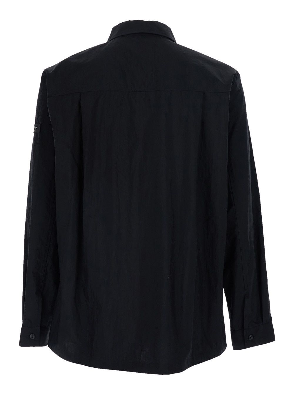 TATRAS 'DORIS' Black Jacket with Front Closure and Two Flap Pockets in Fabric for Men Size US XXL / EU 58 / 5 - 2 Thumbnail