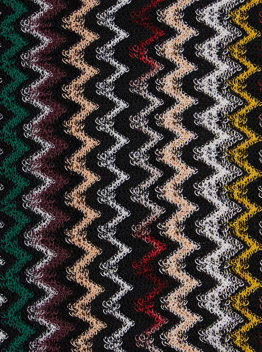 Missoni Scarf 'SC35VIDA4940001' Multicolor with Zig Zag Motif in Viscose Women Size ONE SIZE - 3 Thumbnail