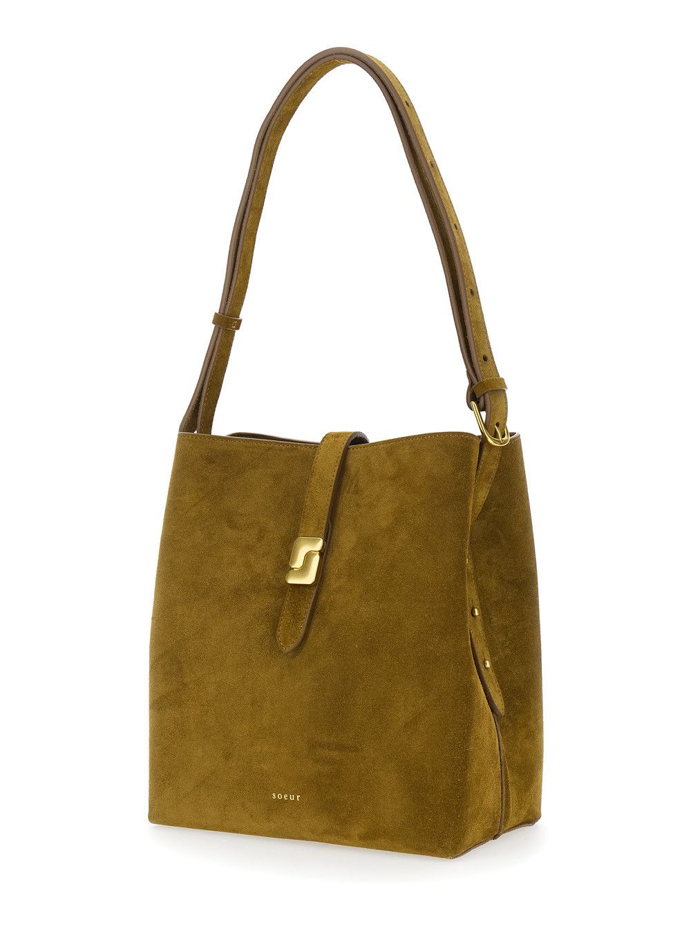 Soeur Shoulder Bag 'BELLO' with Brown Leather Handles for Women Size ONE SIZE - 2 Thumbnail