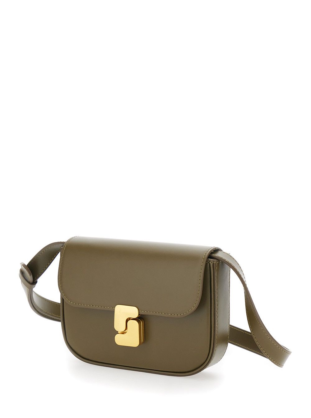 Soeur BELL Shoulder Bag with Elegant Design in Green Leather for Women Size ONE SIZE - 2 Thumbnail