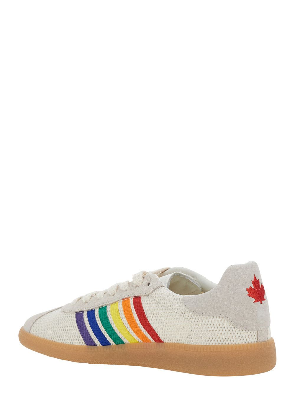 Dsquared2 SNEAKERS - SUEDE+FABRIC+NYLON - WHITE+MULTICOLOR Size US 8 / EU 41 - 3 Thumbnail