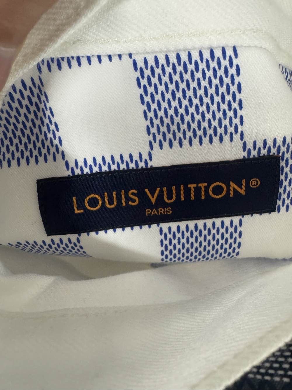 Louis Vuitton Louis Vuitton Leather Patch Denim Shorts Size 31 Size US 31 - 3 Thumbnail