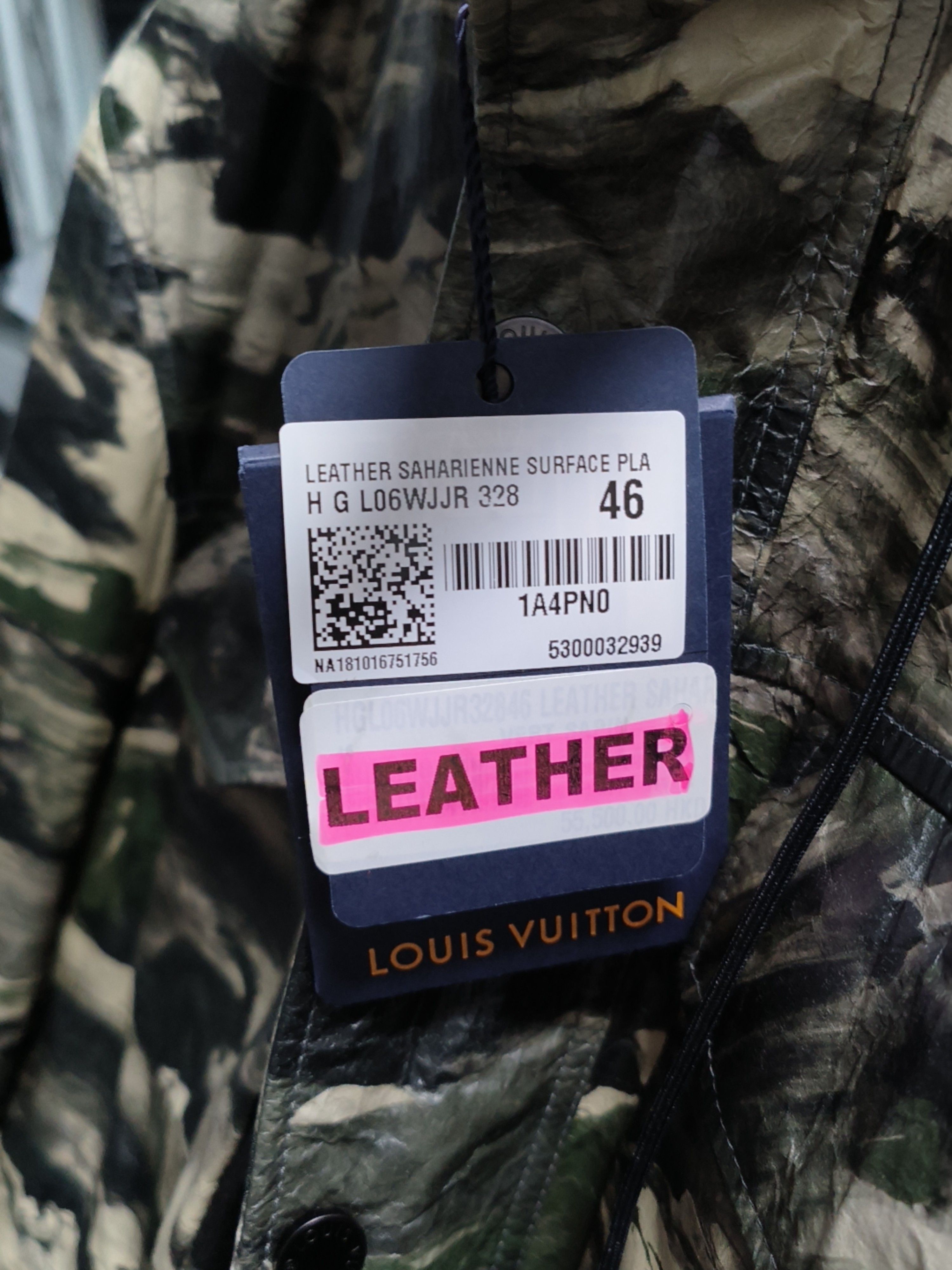 Louis Vuitton Louis Vuitton Camouflage Leather Jacket Size 46 Size US S / EU 44-46 / 1 - 5 Thumbnail