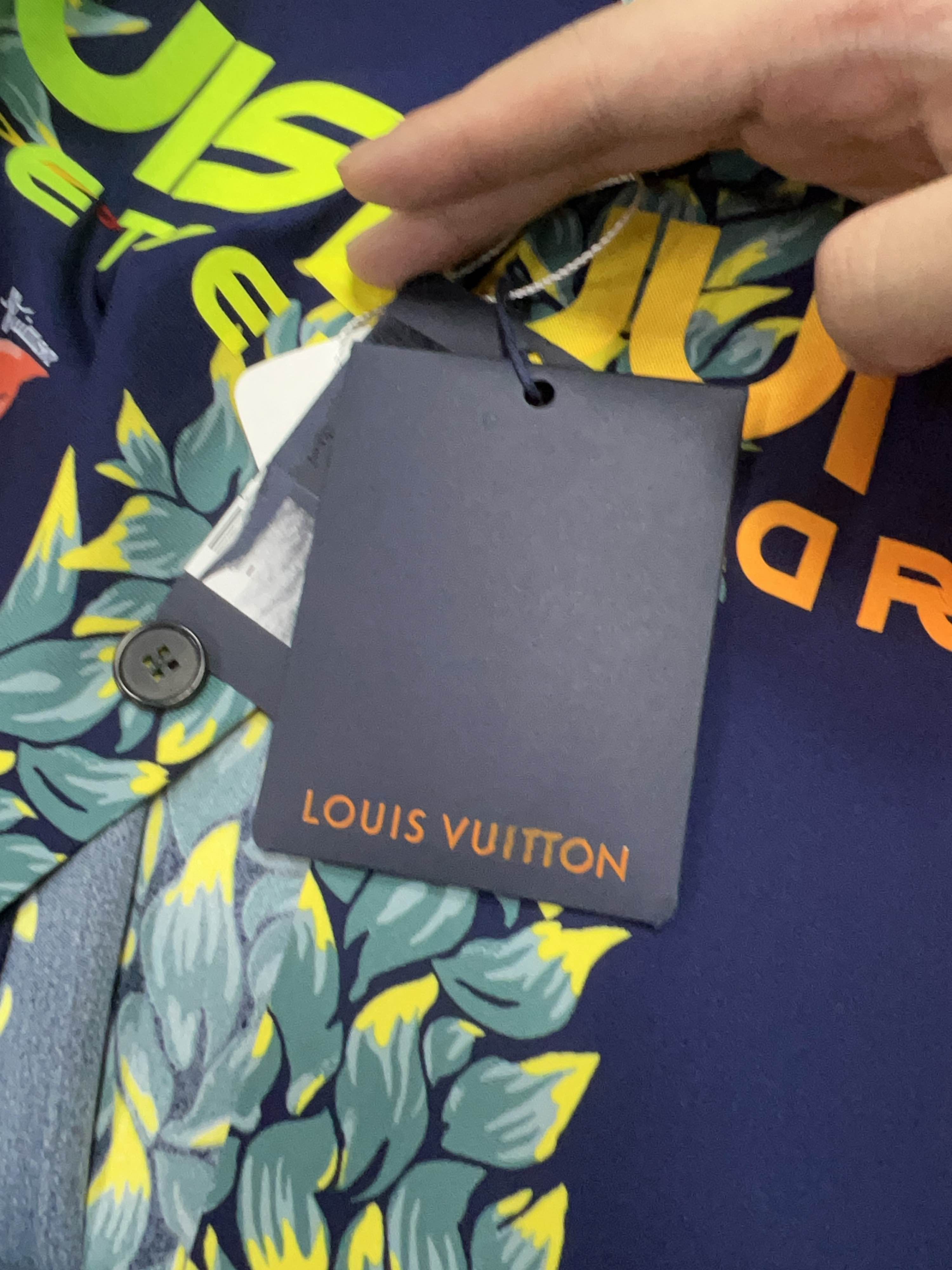 Louis Vuitton Louis Vuitton Floral Short Sleeve Shirt L Size US L / EU 52-54 / 3 - 5 Thumbnail