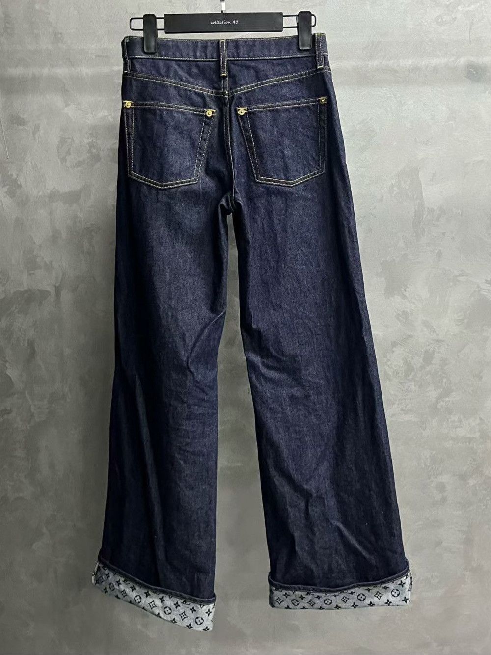Louis Vuitton Louis Vuitton Monogram Cuff Jeans Size 32 Size 24" / US 00 / IT 34 - 2 Thumbnail
