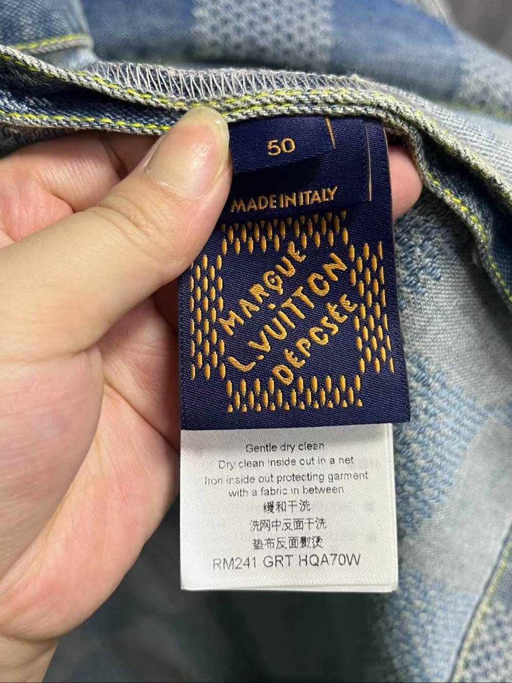 Louis Vuitton Louis Vuitton Craggy Denim Jacket Size 50 Size US M / EU 48-50 / 2 - 4 Thumbnail
