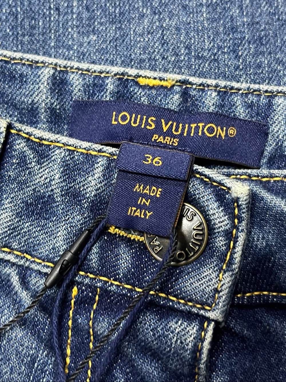 Louis Vuitton Louis Vuitton Monogram Patch Jeans Size 36 Size 26" / US 2 / IT 38 - 3 Thumbnail