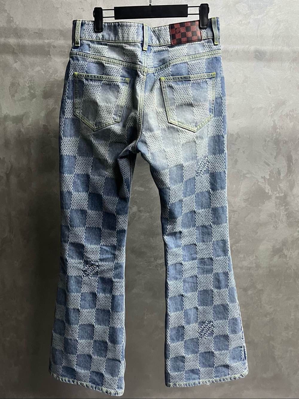 Louis Vuitton Louis Vuitton Damier Check Jeans Size 30 Size US 30 / EU 46 - 2 Thumbnail