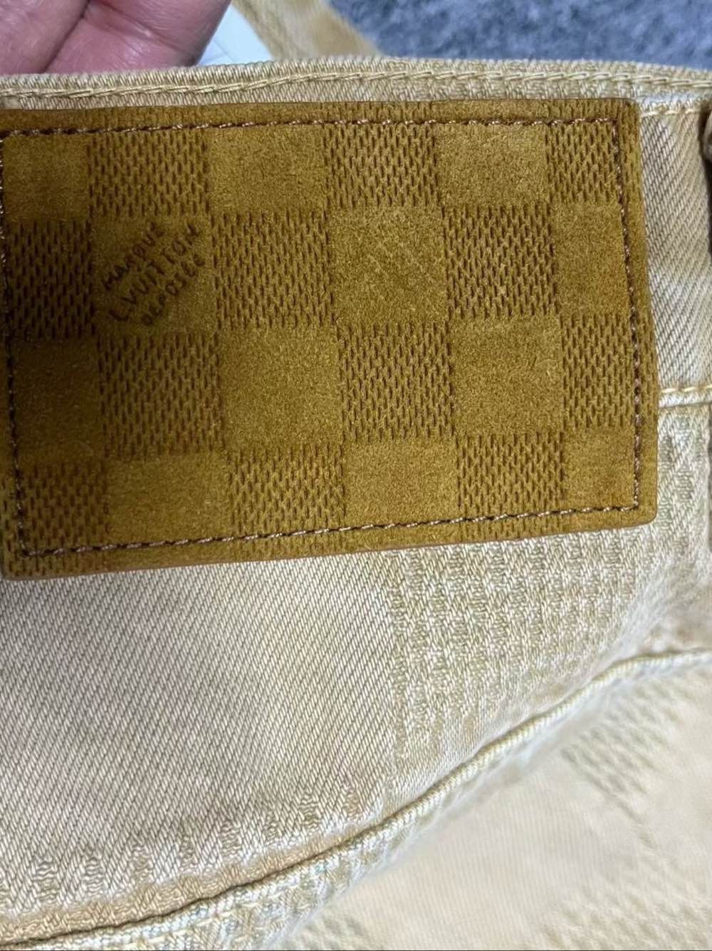 Louis Vuitton Louis Vuitton Damier Embossed Casual Pants Size 31 Size US 31 - 5 Thumbnail