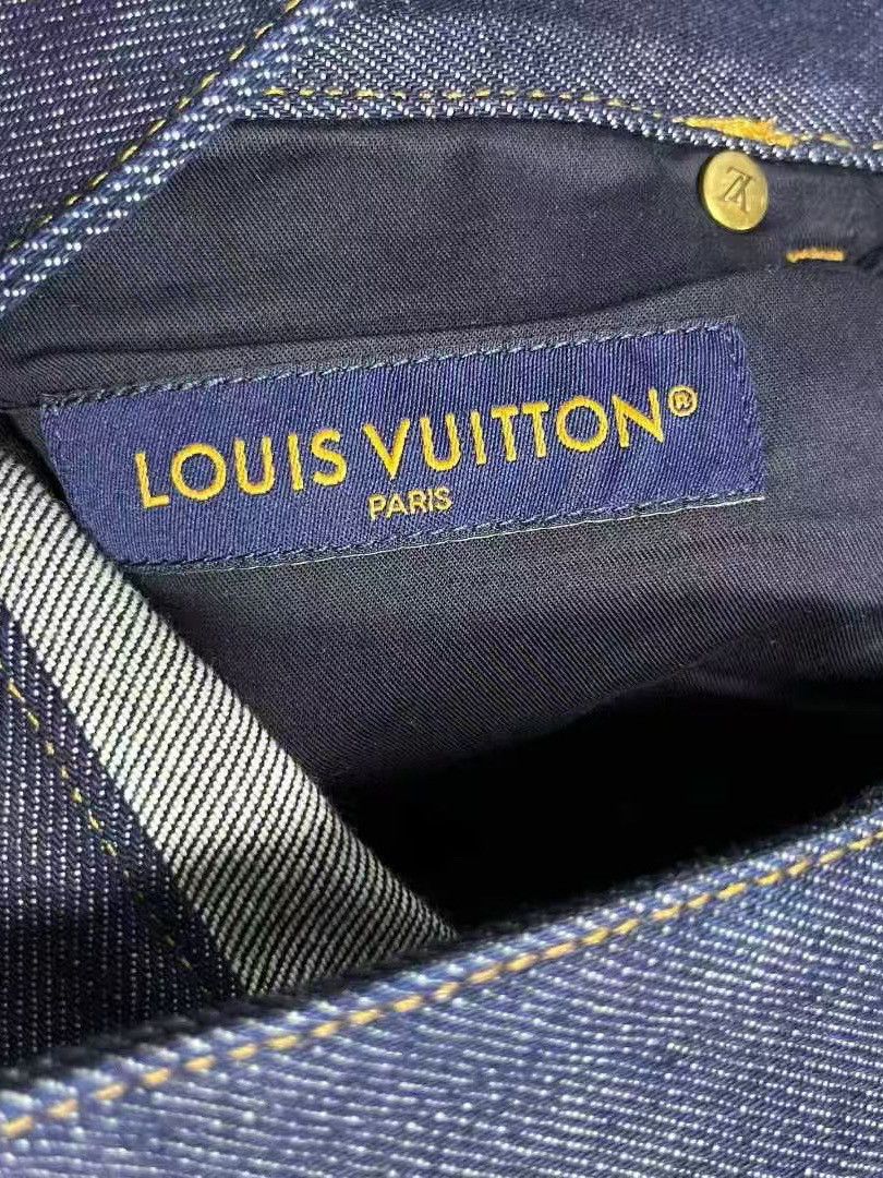 Louis Vuitton Louis Vuitton Craggy Embroidered Denim Jeans Size 32 Size US 32 / EU 48 - 3 Thumbnail