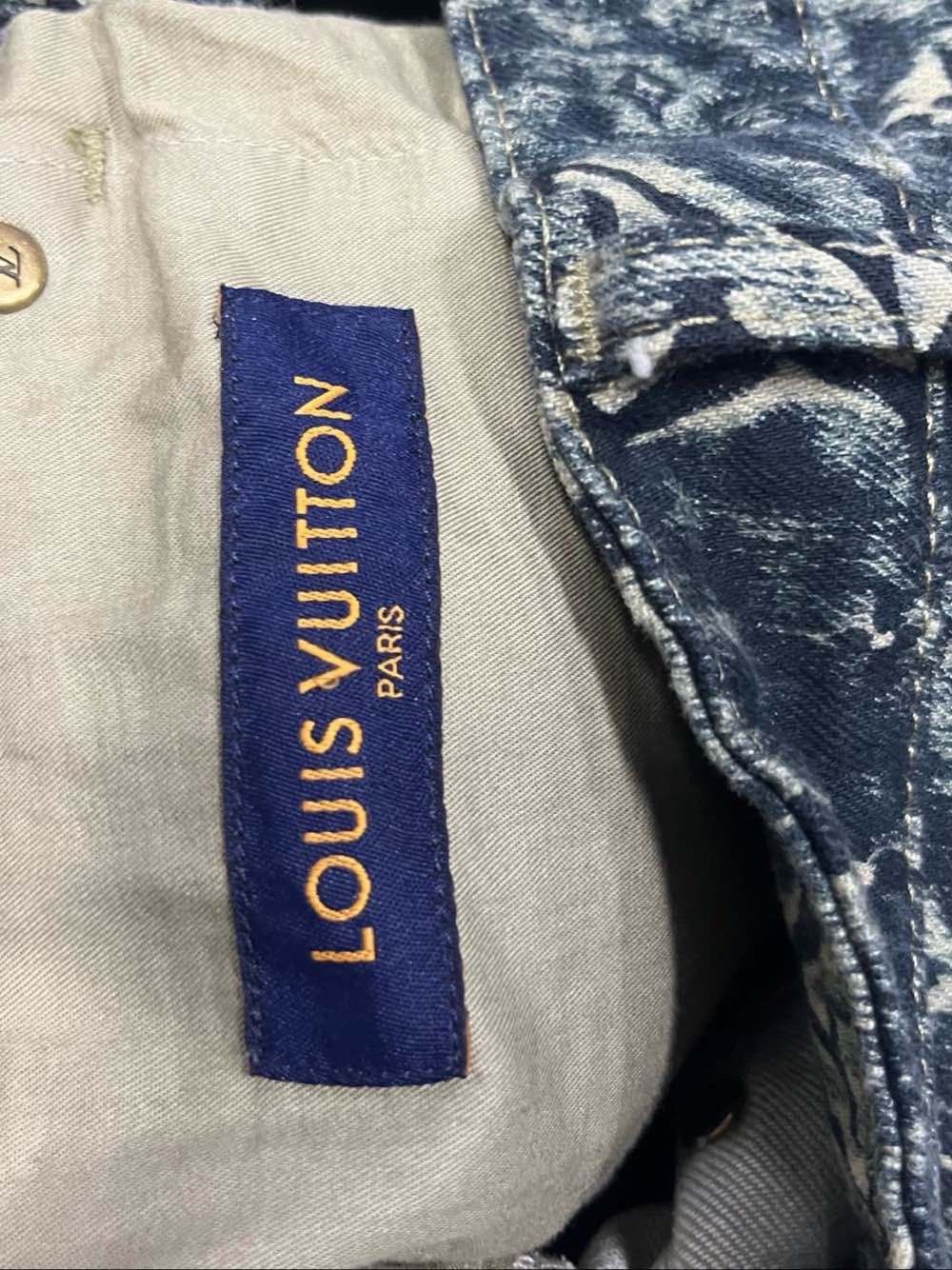 Louis Vuitton Louis Vuitton Monogram Denim Jeans US 32 Size US 32 / EU 48 - 3 Thumbnail