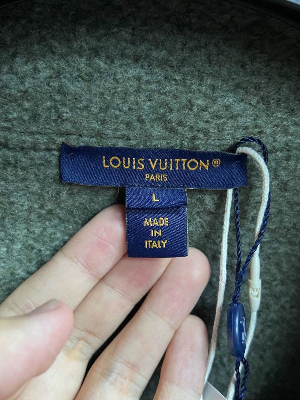 Louis Vuitton Louis Vuitton Green Wool Jacket Size L Size L / US 10 / IT 46 - 3 Thumbnail