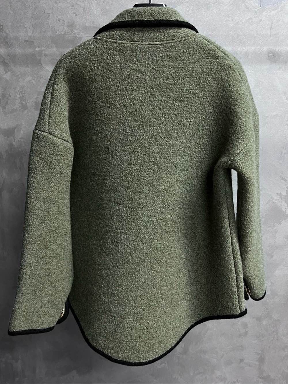 Louis Vuitton Louis Vuitton Green Wool Jacket Size L Size L / US 10 / IT 46 - 2 Thumbnail