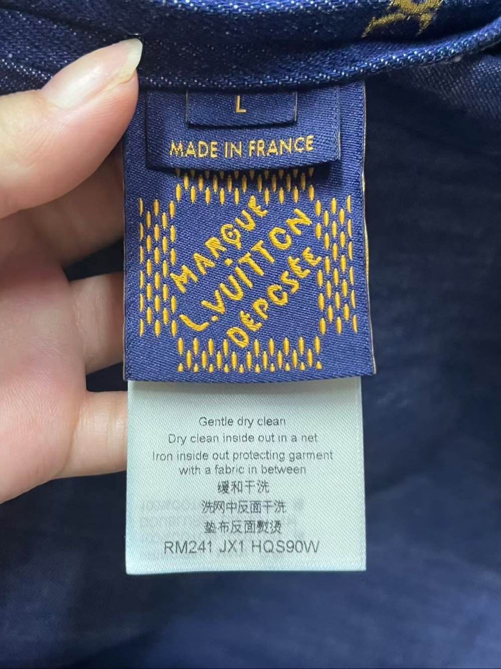 Louis Vuitton Louis Vuitton Monogram Denim Short Sleeve Shirt Size L Size US L / EU 52-54 / 3 - 4 Thumbnail