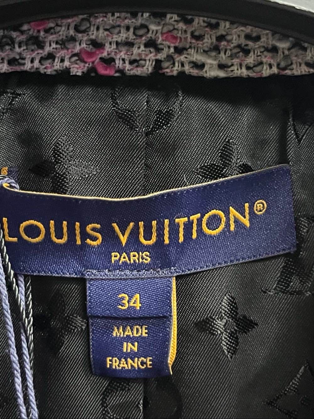 Louis Vuitton Louis Vuitton Monogram Tweed Blazer Size 34 Size XS / US 0-2 / IT 36-38 - 3 Thumbnail