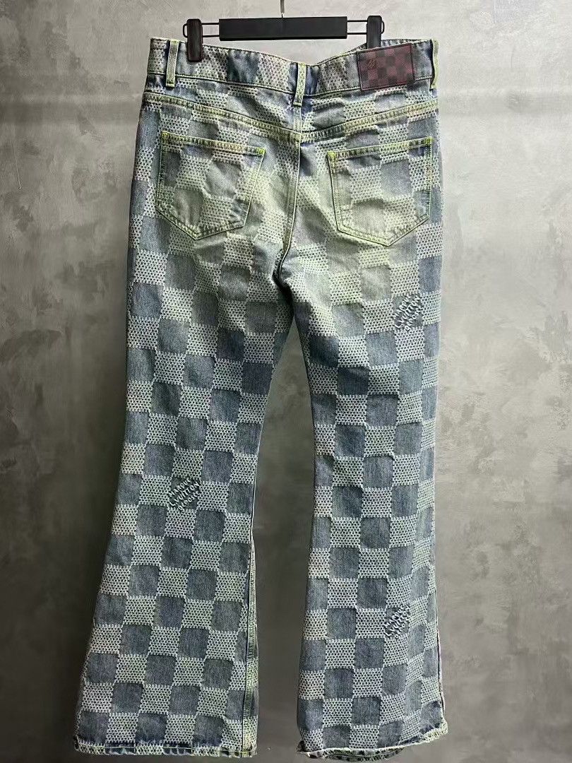 Louis Vuitton Louis Vuitton Damier Check Jeans Size 33 Size US 33 - 2 Thumbnail
