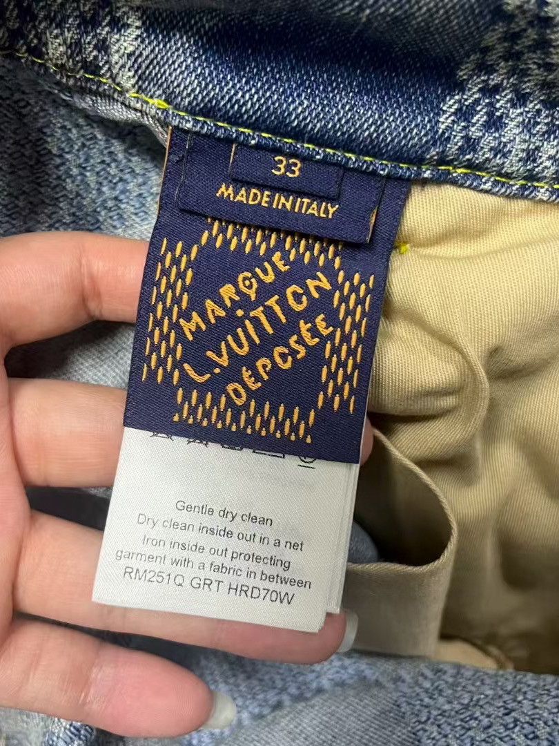 Louis Vuitton Louis Vuitton Damier Check Jeans Size 33 Size US 33 - 4 Thumbnail