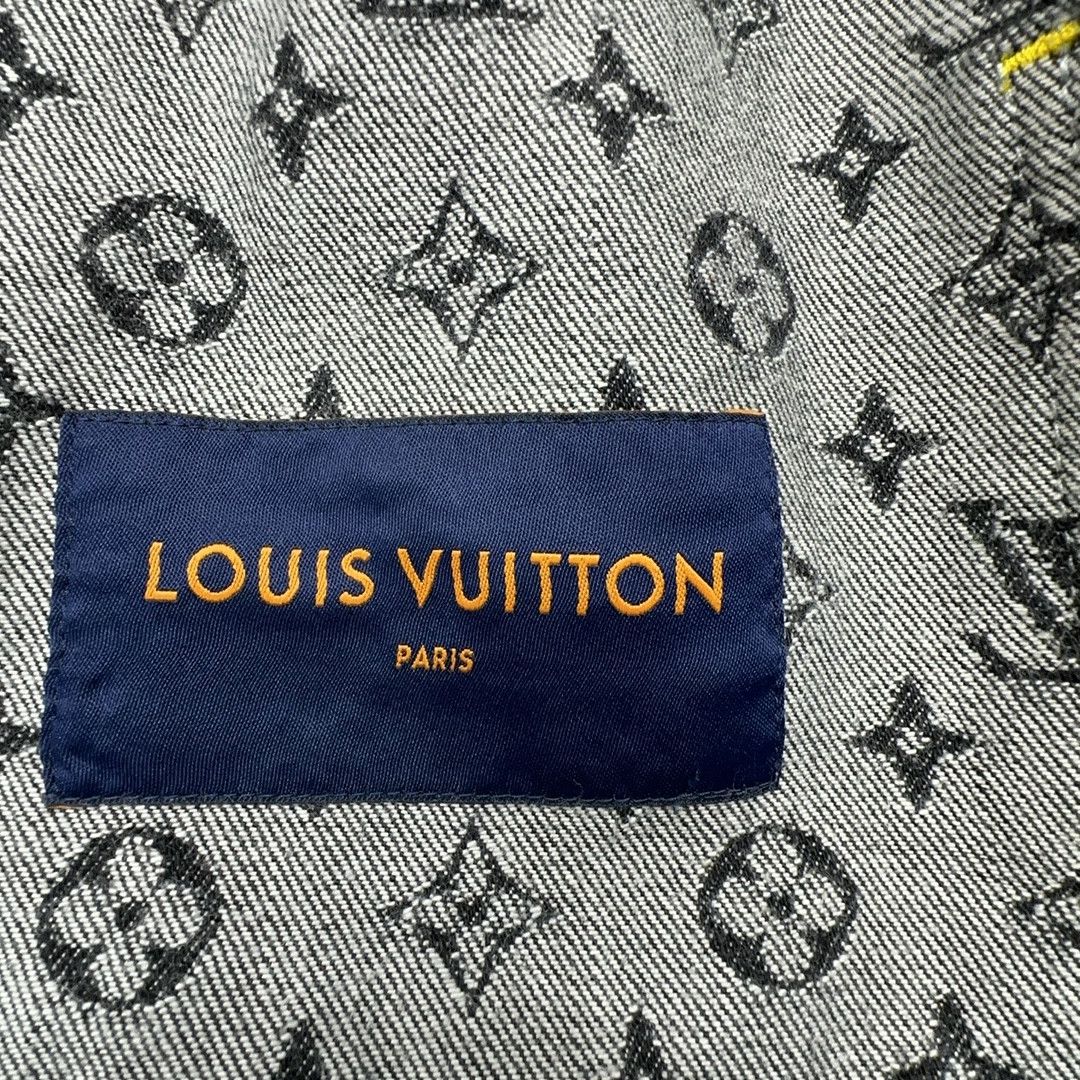 Louis Vuitton Louis Vuitton Monogram Patchwork Denim Jacket Size 50 Size US M / EU 48-50 / 2 - 6 Thumbnail