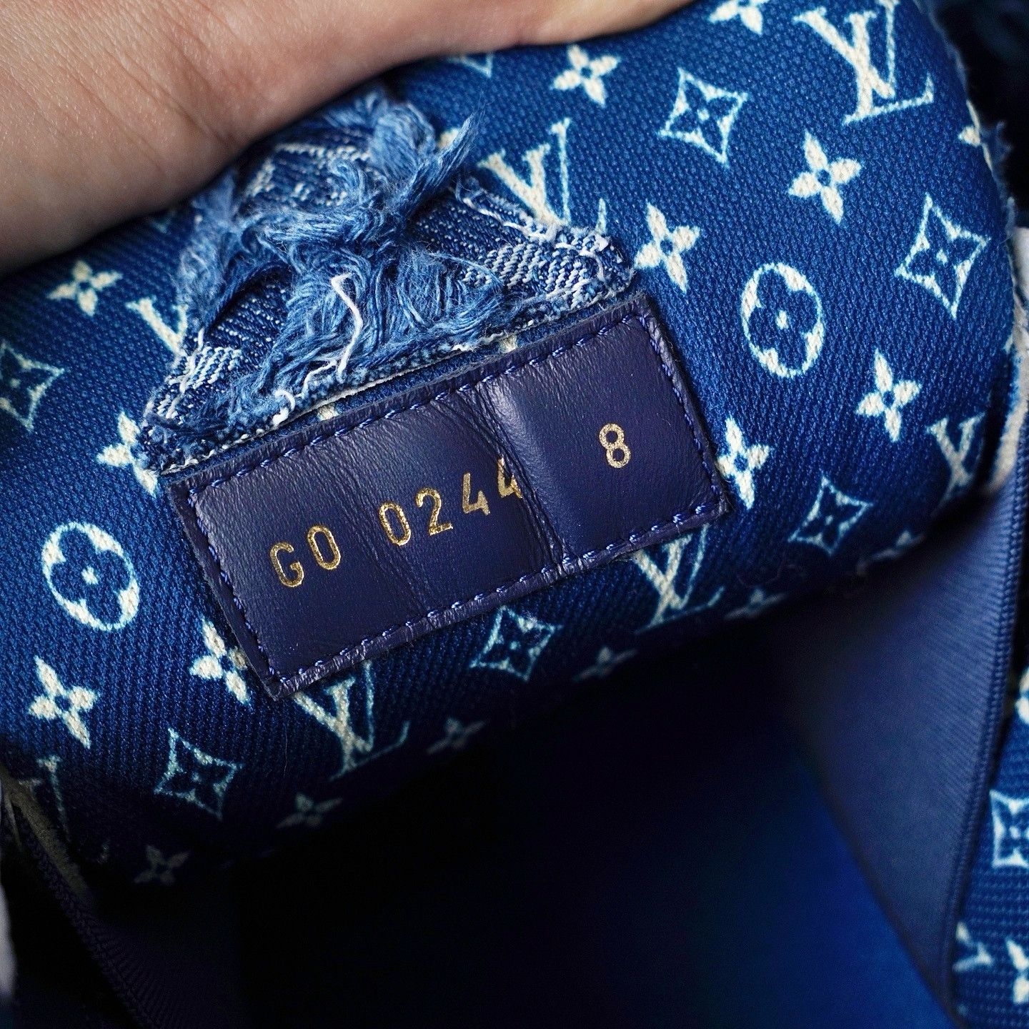 Louis Vuitton Louis Vuitton Blue Denim Skate Sneakers US 9 Size US 9 / EU 42 - 5 Thumbnail