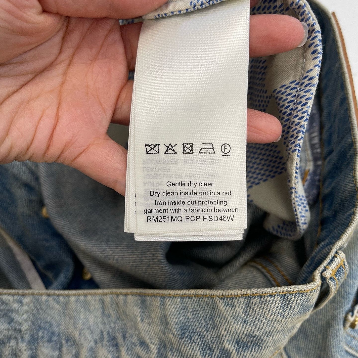 Louis Vuitton Louis Vuitton Staples Edition Denim Jeans Size 32 Size US 32 / EU 48 - 4 Thumbnail