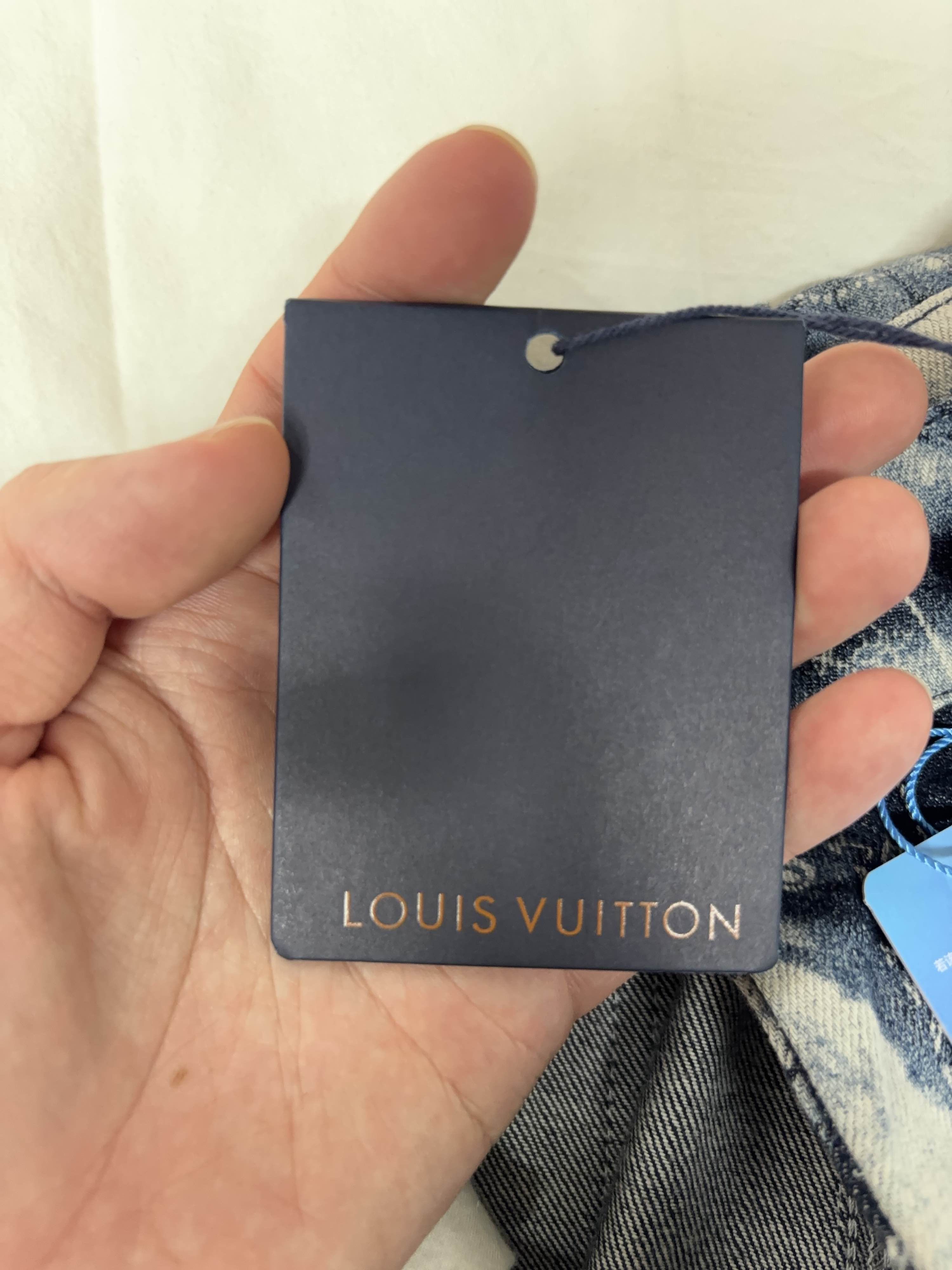 Louis Vuitton Louis Vuitton Monogram Bandana Denim Shorts Size 31 Size US 31 - 5 Thumbnail