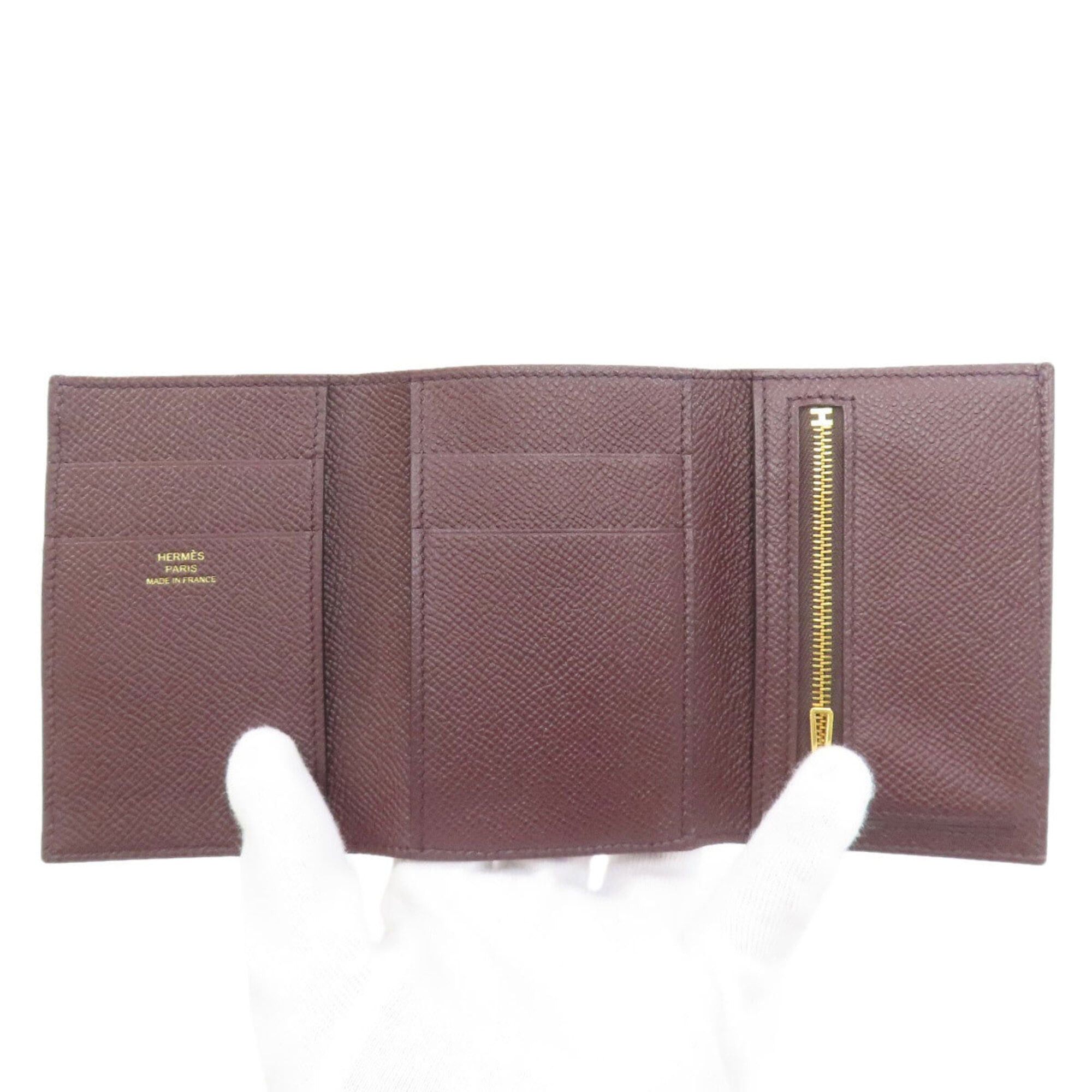 Hermes Hermes Bearn Combination Gold Hardware Bi-fold Wallet, Epsom Leather, Women's Size ONE SIZE - 4 Thumbnail
