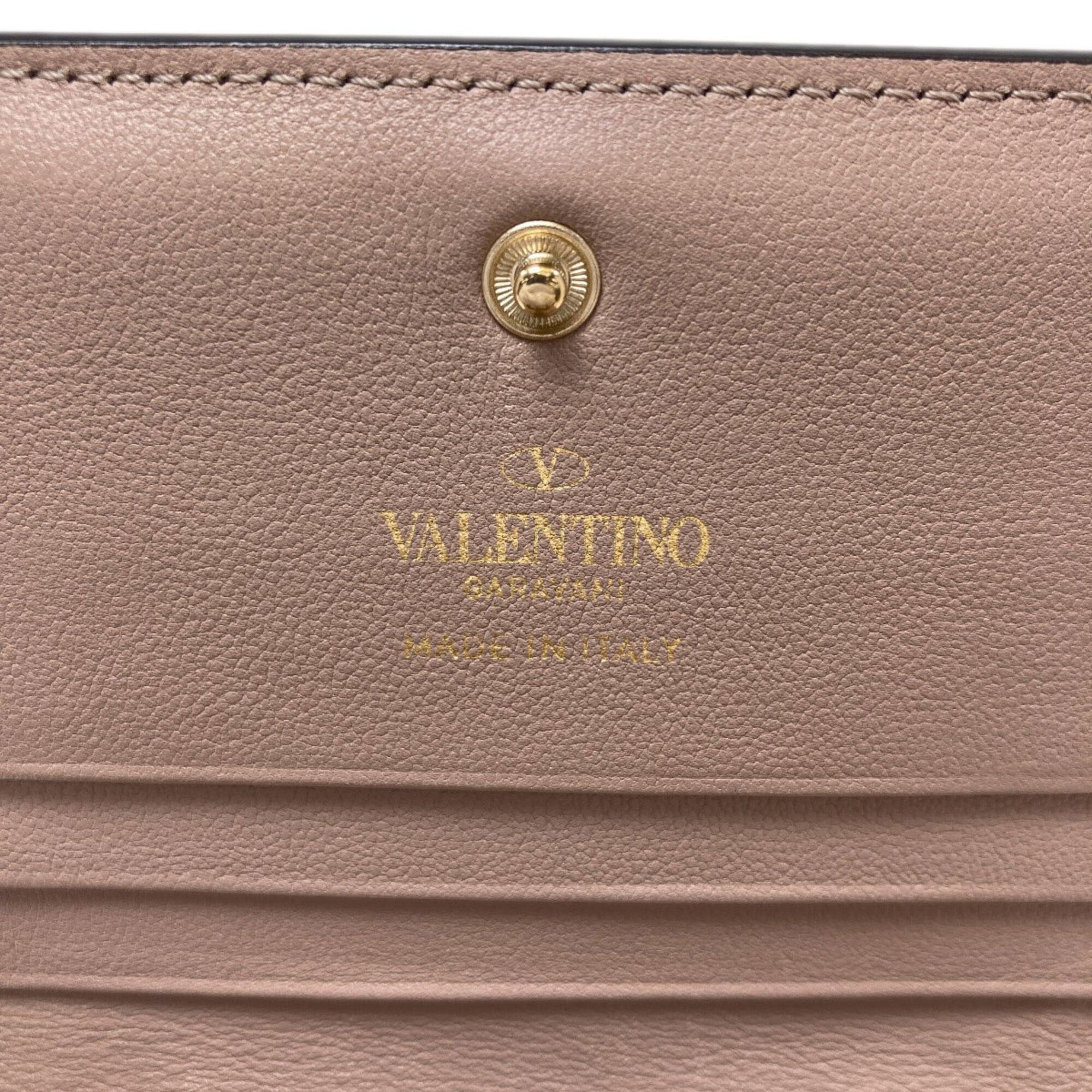 Valentino Valentino Rockstud Bi-fold Leather Wallet for Women Size ONE SIZE - 7 Thumbnail