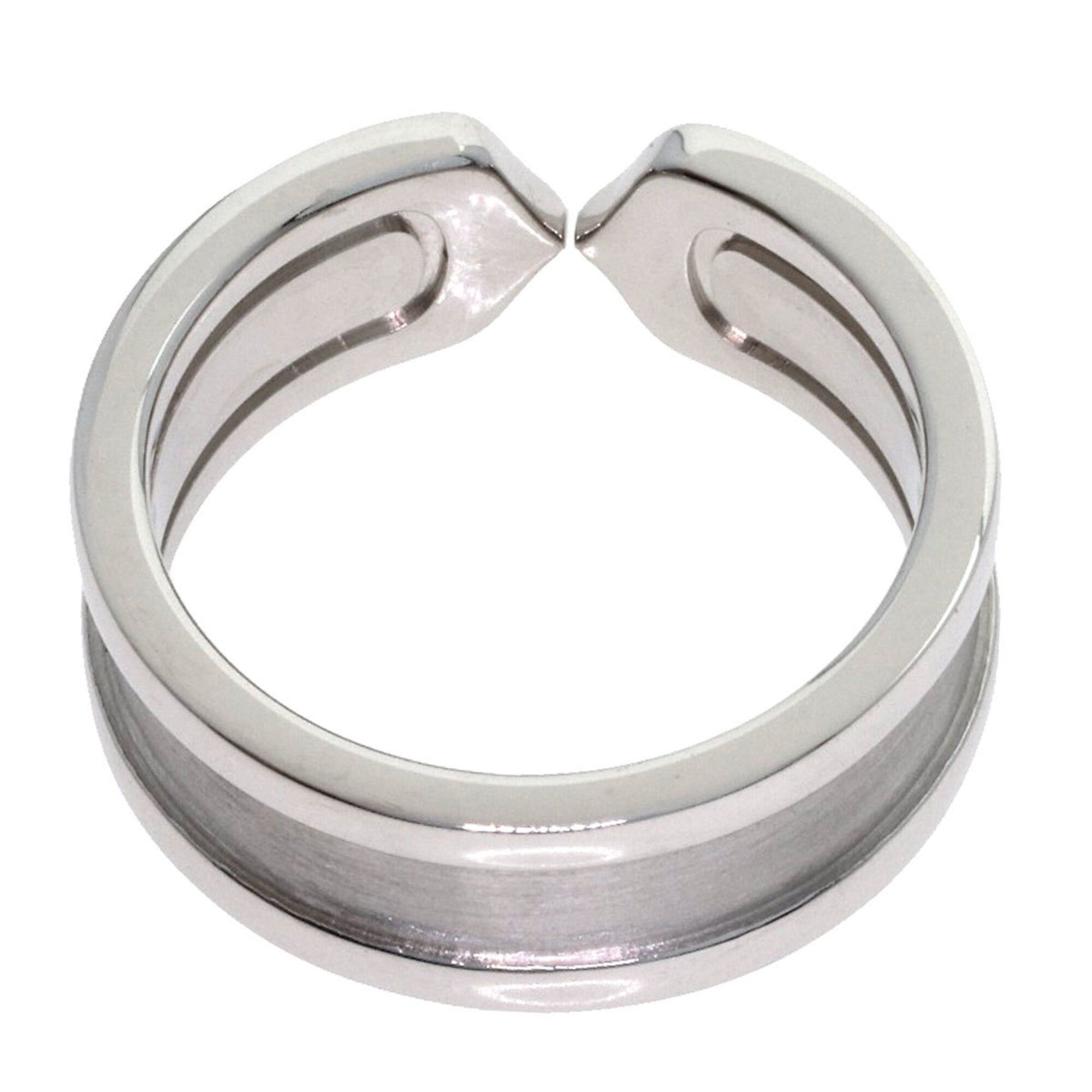 Cartier Cartier C2 Diamond Ring, Size #48, 18K White Gold, Women's Size ONE SIZE - 4 Thumbnail