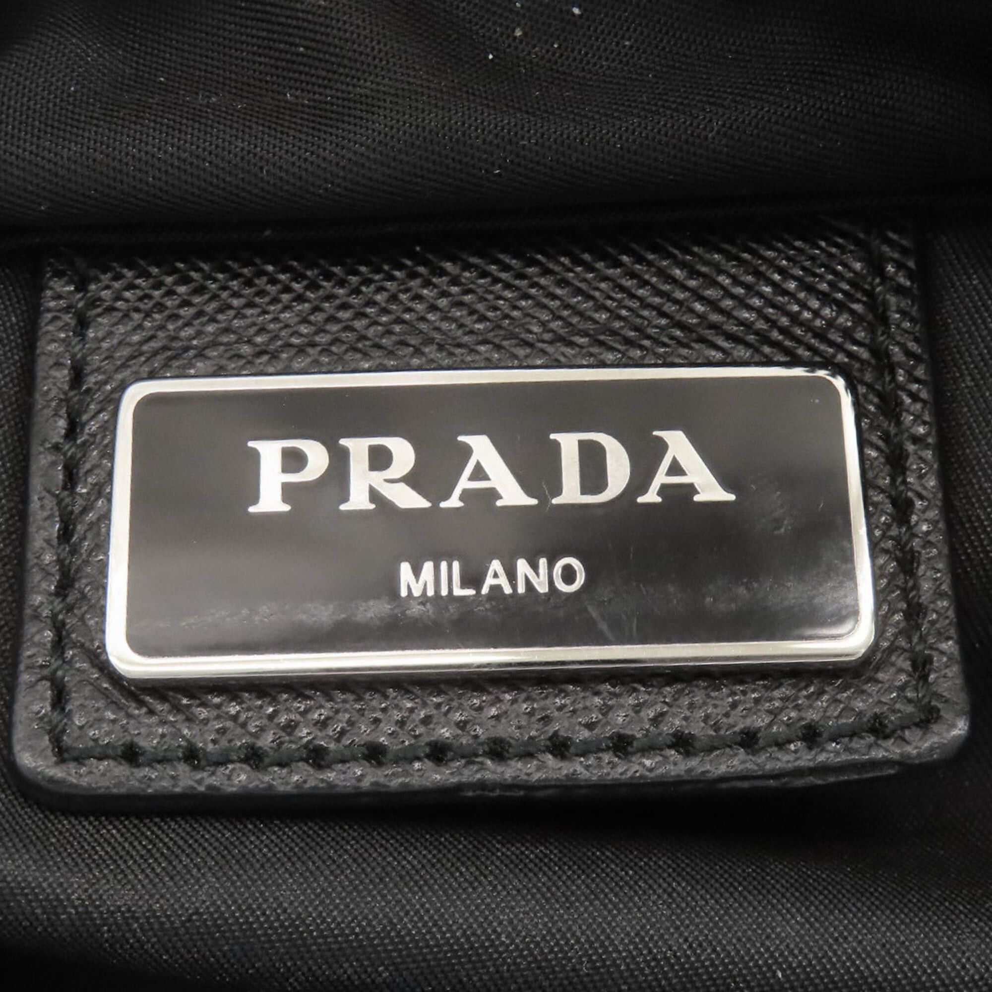 Prada Prada logo hardware shoulder bag, nylon, women's. Size ONE SIZE - 6 Thumbnail