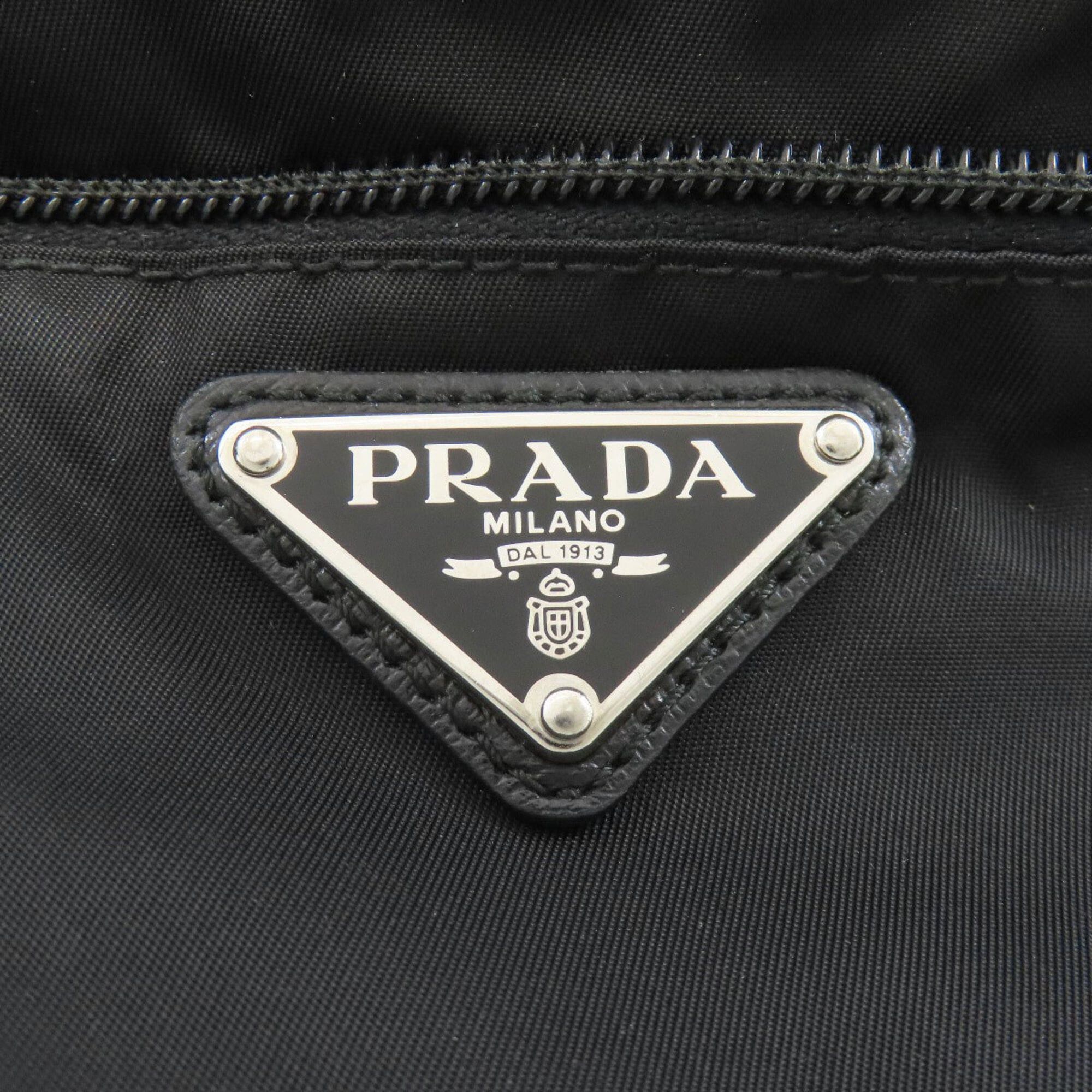 Prada Prada logo hardware shoulder bag, nylon, women's. Size ONE SIZE - 8 Thumbnail