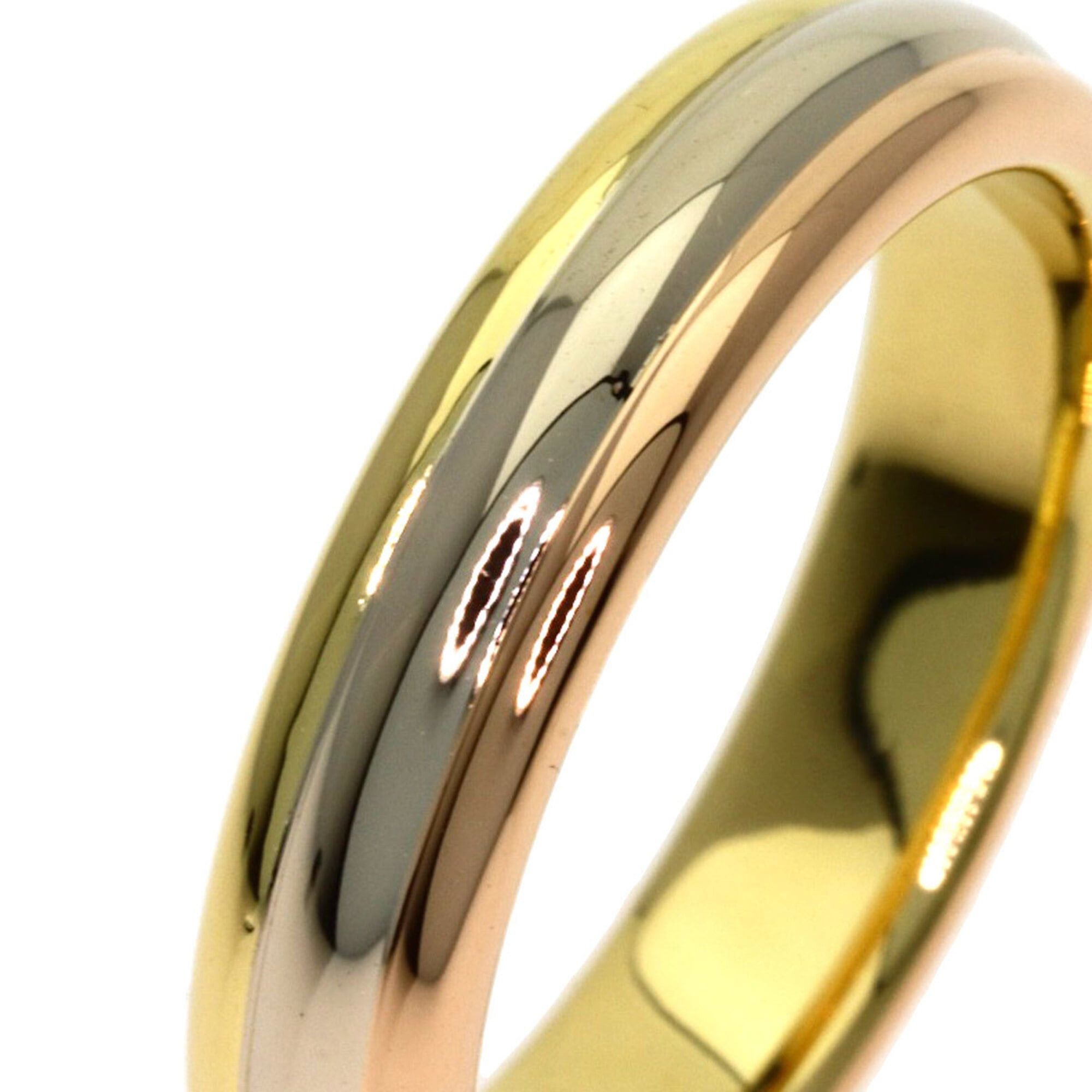 Cartier Cartier Three-Color #57 Ring - 18K Yellow Gold/18K Pink White Gold Women's Size ONE SIZE - 9 Thumbnail