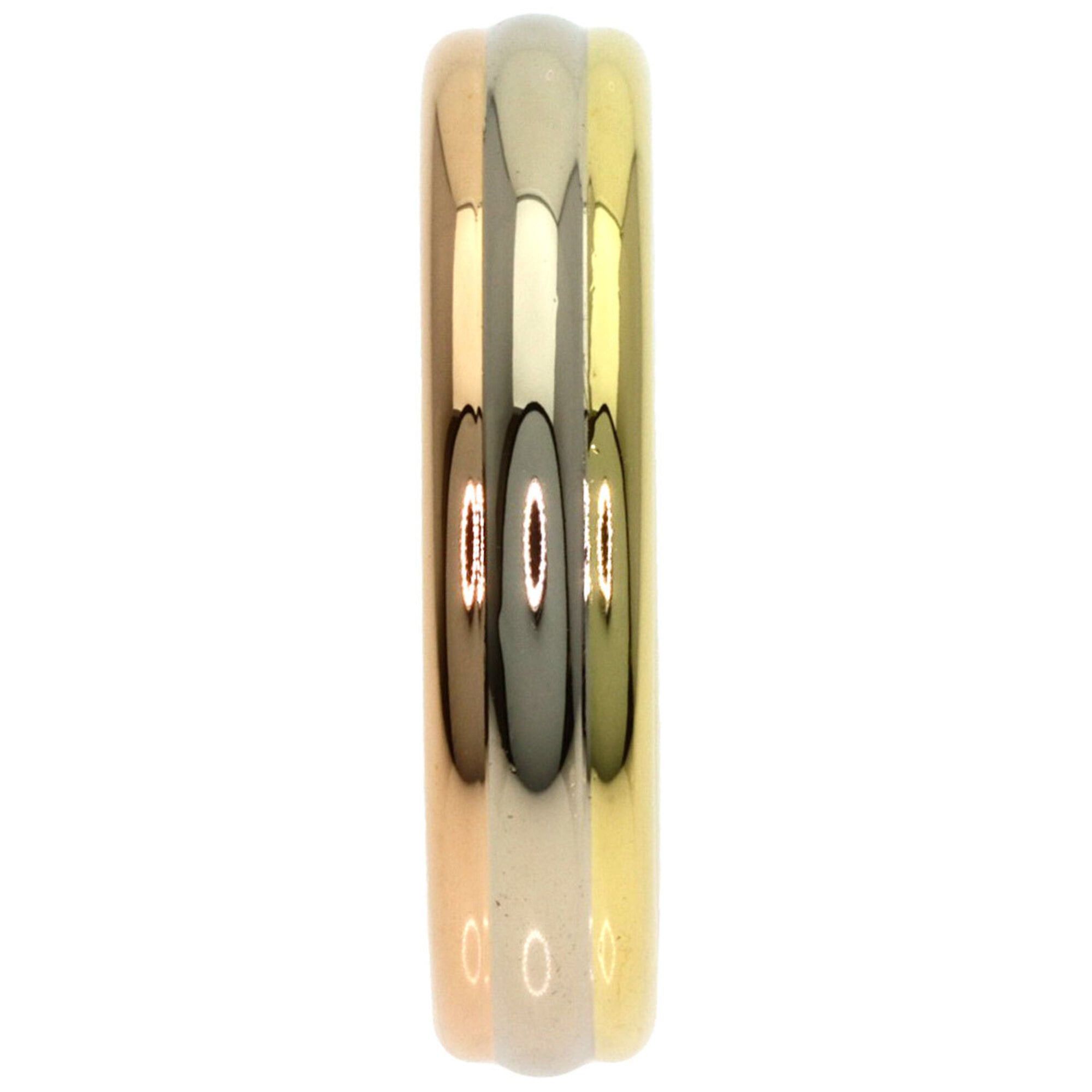 Cartier Cartier Three-Color #57 Ring - 18K Yellow Gold/18K Pink White Gold Women's Size ONE SIZE - 3 Thumbnail