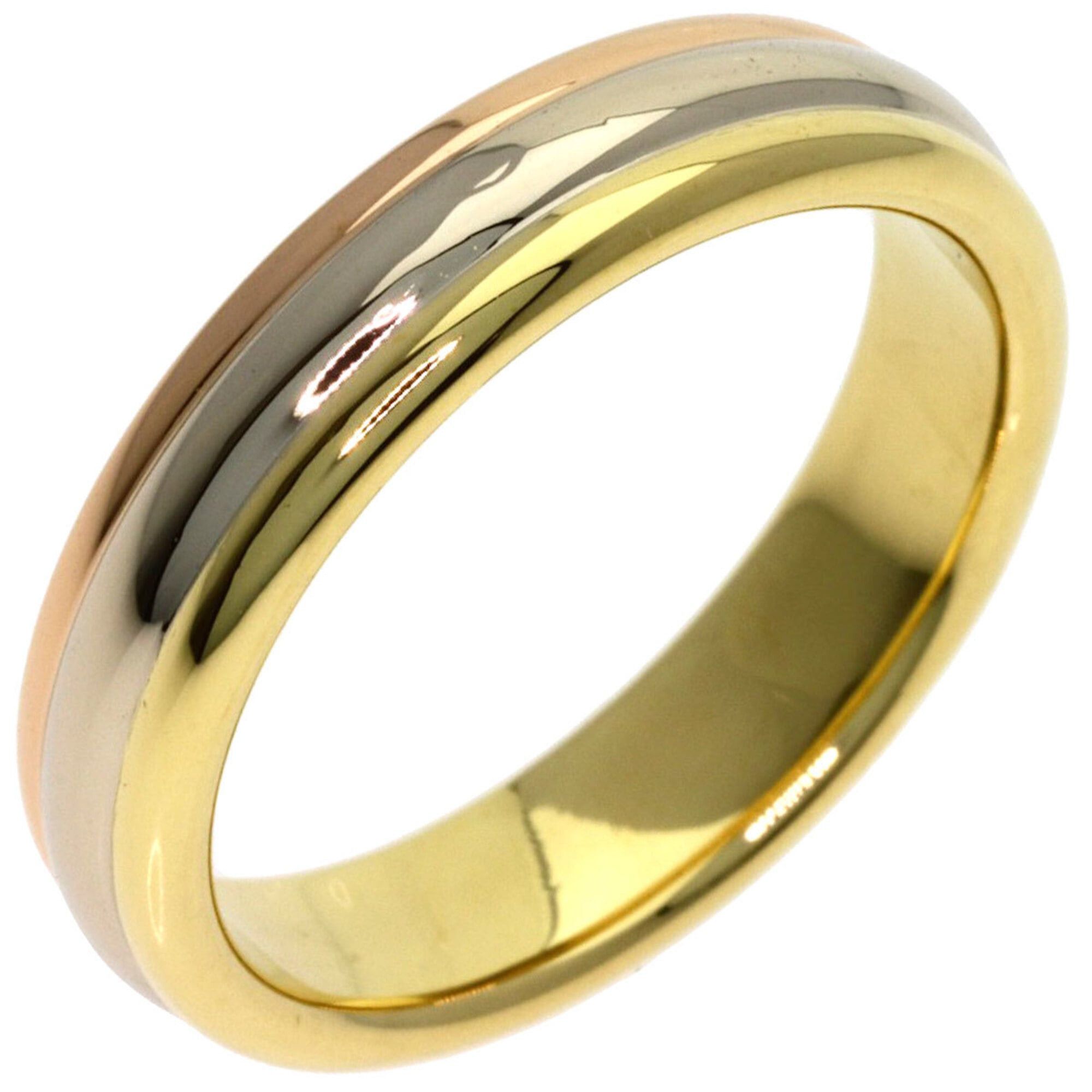 Cartier Cartier Three-Color #57 Ring - 18K Yellow Gold/18K Pink White Gold Women's Size ONE SIZE - 2 Thumbnail