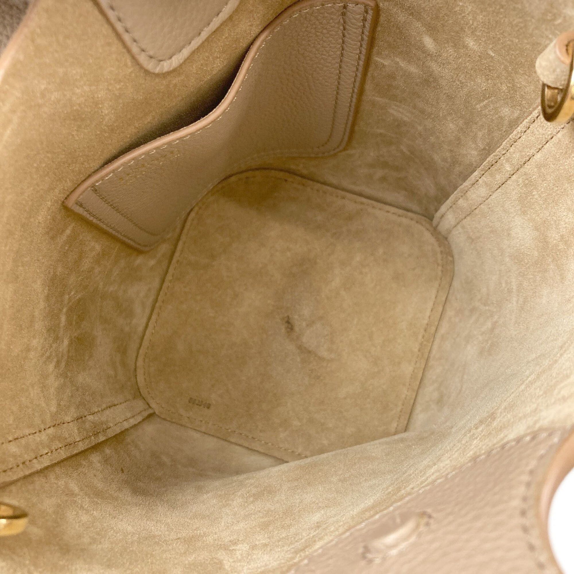 Loewe Loewe Pebble Bucket Mini 2-Way Handbag, Calfskin, Women's Size ONE SIZE - 5 Thumbnail